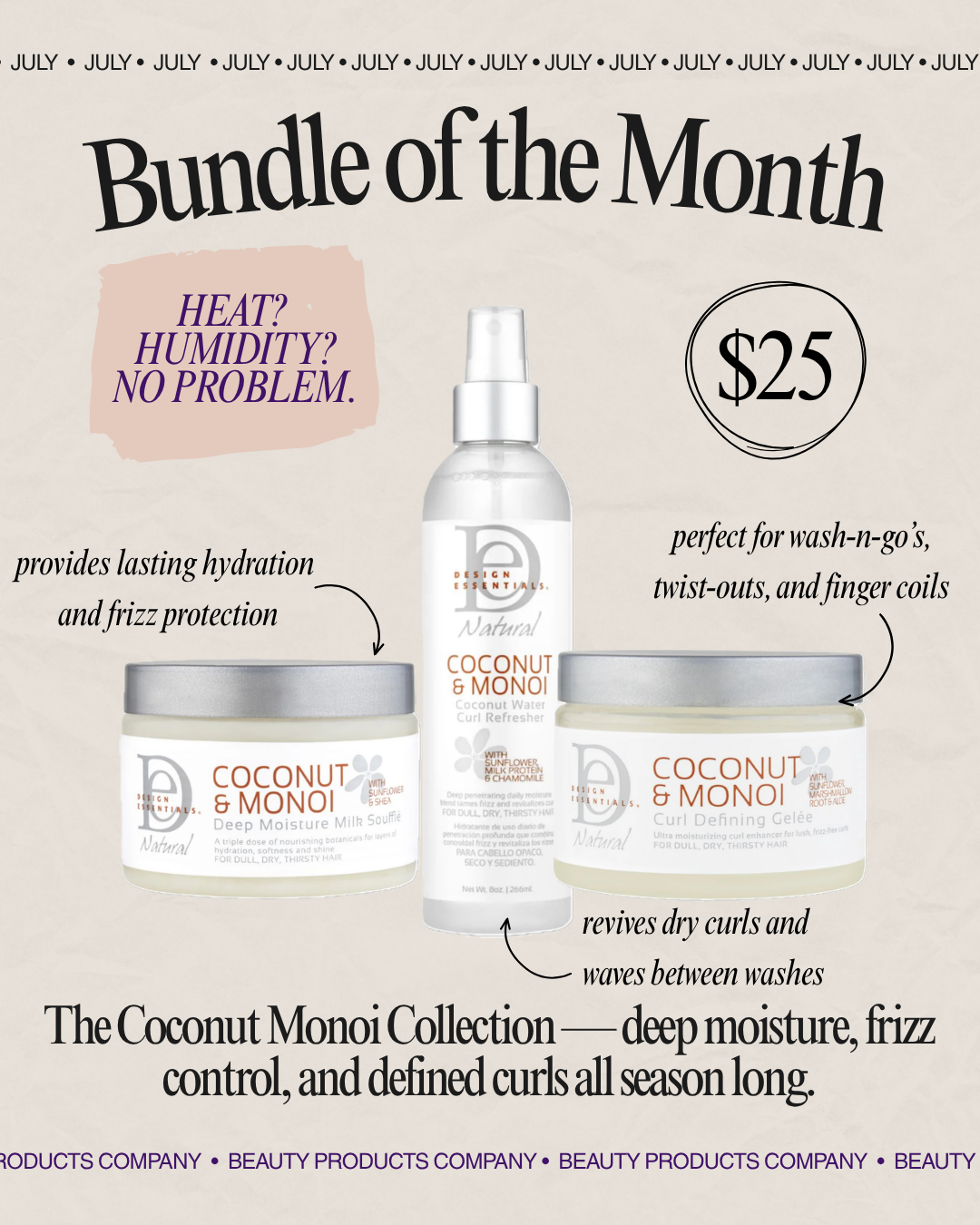 Coconut & Monoi July Bundle