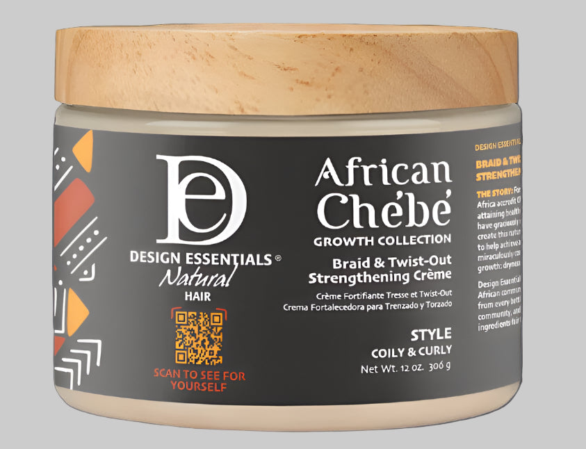 African Chebe Braid & Twist Out Strengthening Crème 12oz