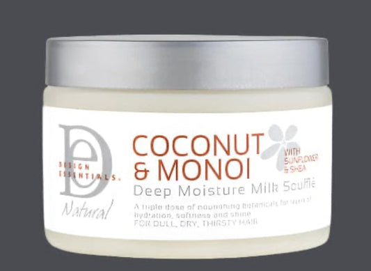 Soufflé au lait hydratant profond à la noix de coco et au monoï 12 oz