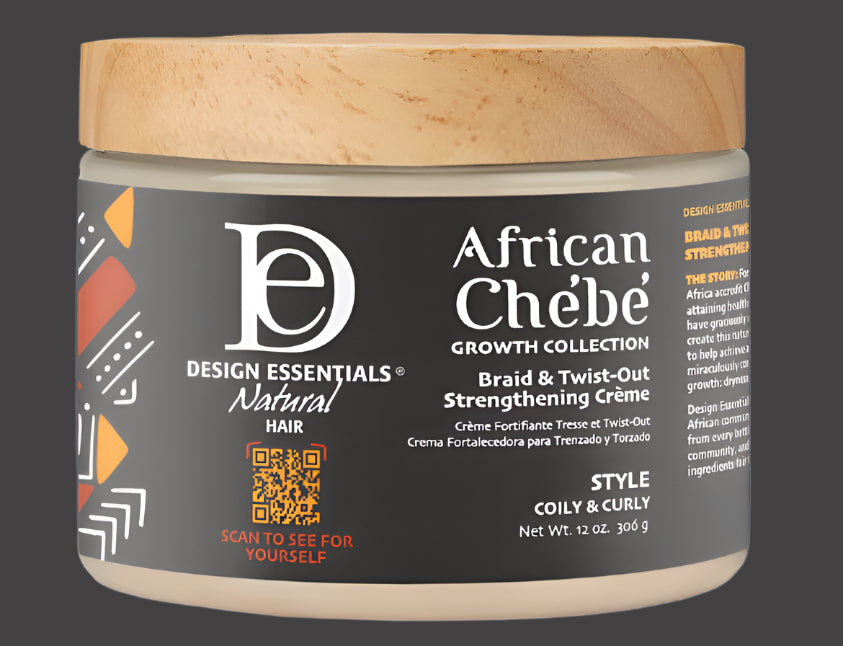 African Chebe Braid & Twist Out Strengthening Crème 12oz