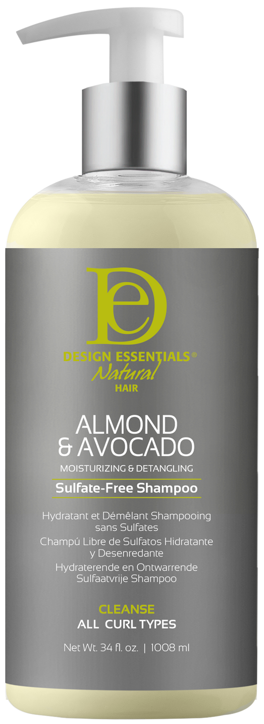 Shampoing démêlant à l'amande et à l'avocat