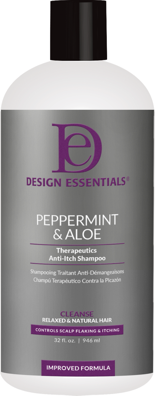 Shampooing anti-démangeaisons à la menthe poivrée et à l'aloès