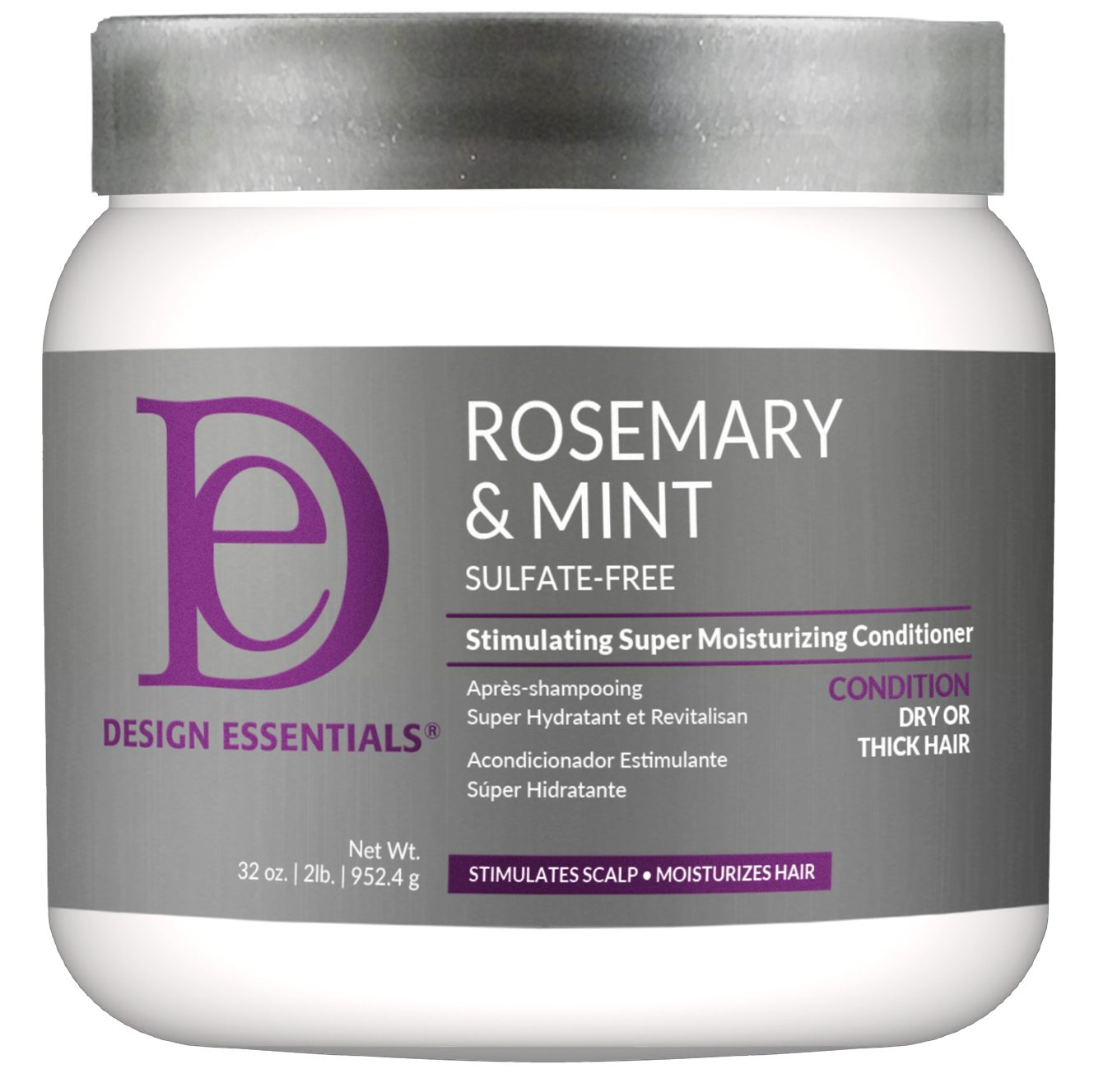 Après-shampoing stimulant au romarin et à la menthe